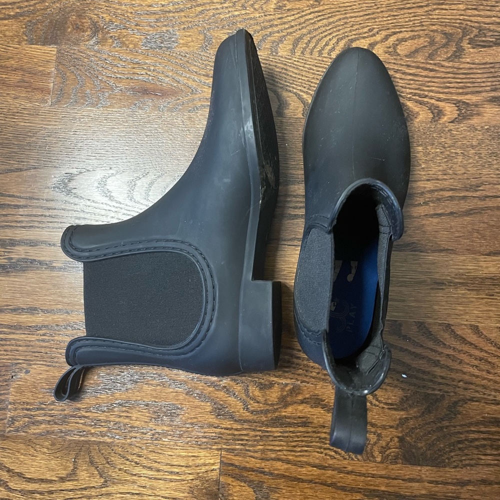Jeffrey Campbell Rubberized Chelsea Rain Boot